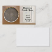 Unterhaltungselektronik-Verkauf und Visitenkarte (Vorne/Hinten)