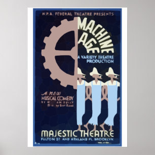 Unterhaltungsposter der Vergangenheit Poster