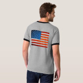 Unterhemd Flagge USA (Schwarz voll)