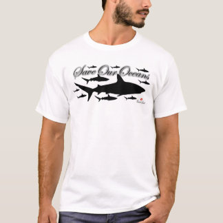 Unterhemd,- Save Our Oceans -, Hai des Riffs T-Shirt