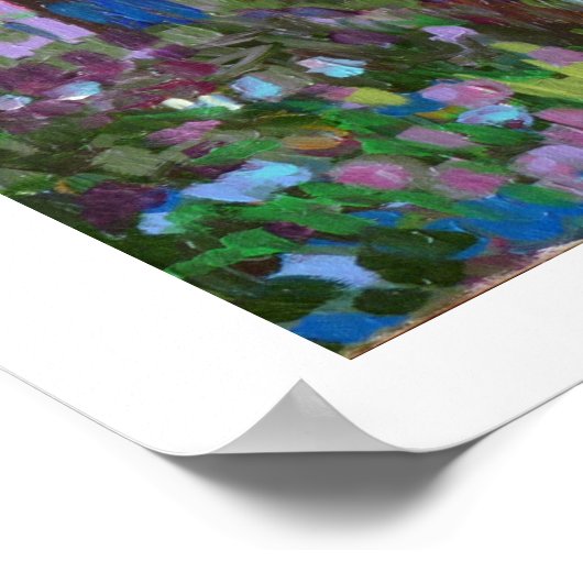 Unterholz im Frühling Poster (Ecke)