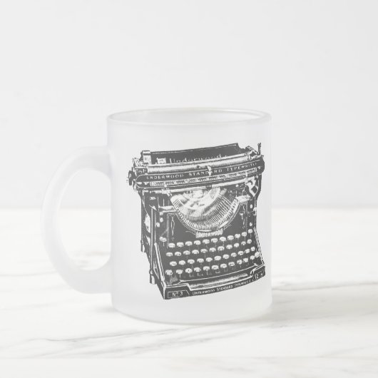 Unterholz-Schreibmaschinen-Verfasser Mattglastasse (Links)