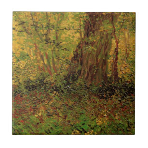 Unterholz von Vincent van Gogh Fliese