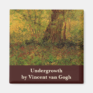 Unterholz von Vincent van Gogh Magnet