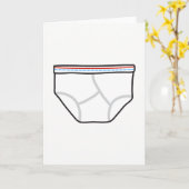 Unterhosegrüße! Karte (Gelbe Blume)