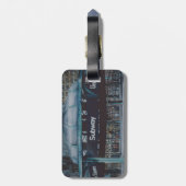 Unterirdische Blues Gepäckanhänger (Rückseite vertikal)