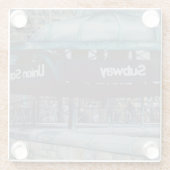 Unterirdische Blues Glasuntersetzer (Rückseite)