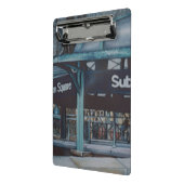 Unterirdische Blues Mini Klemmbrett (Gewinkelt2)