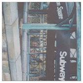 Unterirdische Blues Stoff (Nahaufnahme)