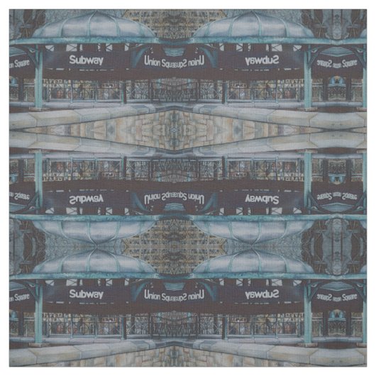 Unterirdische Blues Stoff (Muster)