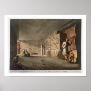 Unterirdische Kammer nahe den Pyramiden bei Geeza, Poster