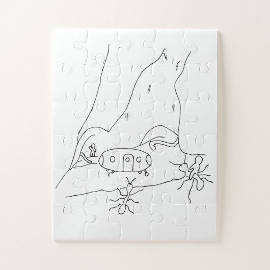 Unterirdisches Abenteuer Puzzle (Vertikal)