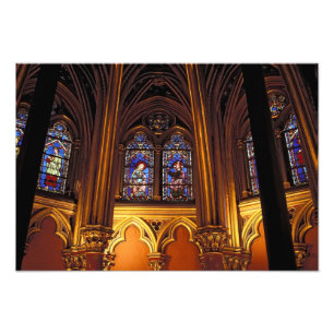 Unterkapelle La Sainte-Chapelle, Paris, 2 Fotodruck