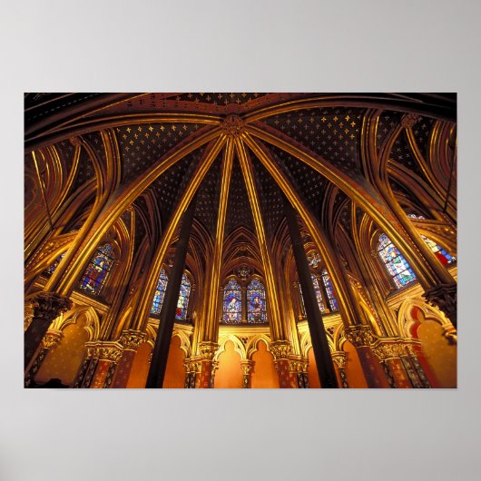 Unterkapelle La Sainte-Chapelle, Paris, Poster (Vorne)