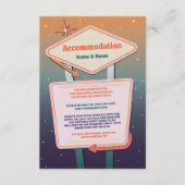 Unterkunft Casino Wedding Las Vegas Begleitkarte (Vorderseite)