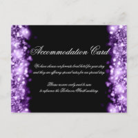 Unterkunft funkelnde Lichter Lila