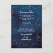 Unterkunft Hochzeitssternkarten für die Marine Begleitkarte (Vorderseite)