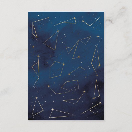 Unterkunft Hochzeitssternkarten für die Marine Begleitkarte (Rückseite)