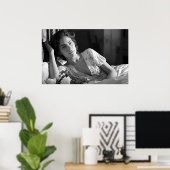 Unterkunft im B&W Foto Poster (Heimbüro)