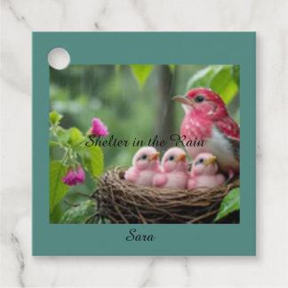 Unterkunft im Regen - Ein Grosbeak der Rose Geschenkanhänger