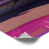 Unterkunft in den serpentinen Gewässern Poster (Ecke)