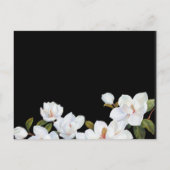 Unterkunft in Vintager Rose Ankündigungspostkarte (Rückseite)