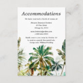 Unterkünfte in der Hochzeit in Urlaubsort Tropical Begleitkarte (Vorderseite)