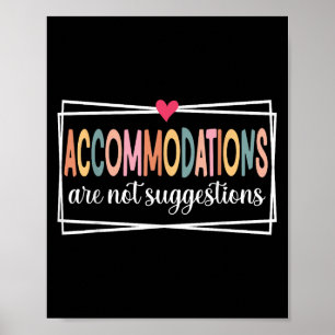 Unterkünfte sind keine Vorschläge Slp, Reden, Poster