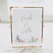 Unterm Meer Babyduschkarten und Geschenkschild Poster