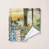 Unterminierung der künstlerischen Gentrifizierung Badhandtuch Set (Waschlappen)