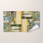 Unterminierung der künstlerischen Gentrifizierung Badhandtuch Set (Handtuch)