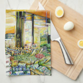 Unterminierung der künstlerischen Gentrifizierung Geschirrtuch (Viertel Falte)