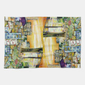 Unterminierung der künstlerischen Gentrifizierung Geschirrtuch (Horizontal)