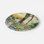 Unterminierung der künstlerischen Gentrifizierung Pappteller (Schrägansicht)