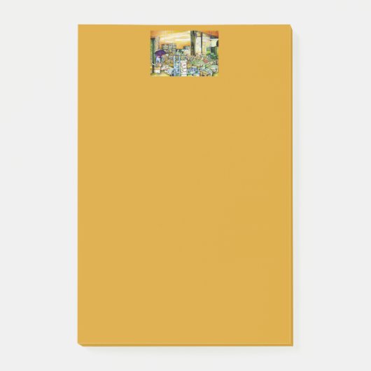 Unterminierung der künstlerischen Gentrifizierung Post-it Klebezettel (Vorderseite)