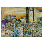 Unterminierung der künstlerischen Gentrifizierung Schneidebrett (Vorderseite)