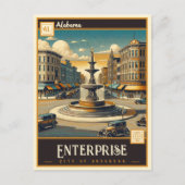 Unternehmen, Alabama | VINTAG Postkarte (Vorderseite)