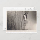 Unternehmen auf der Pine Street Postcard Postkarte (Vorne/Hinten)