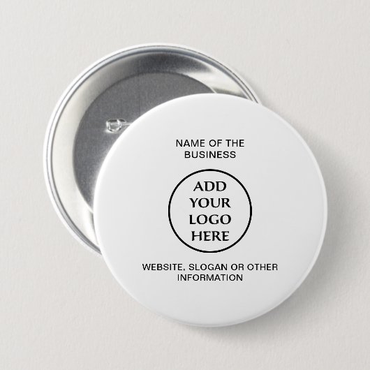 Unternehmen Berufliches Logo Button (Vorne & Hinten)