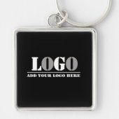 Unternehmen Black erstellen Sie Ihr eigenes Bild Schlüsselanhänger (Vorne)