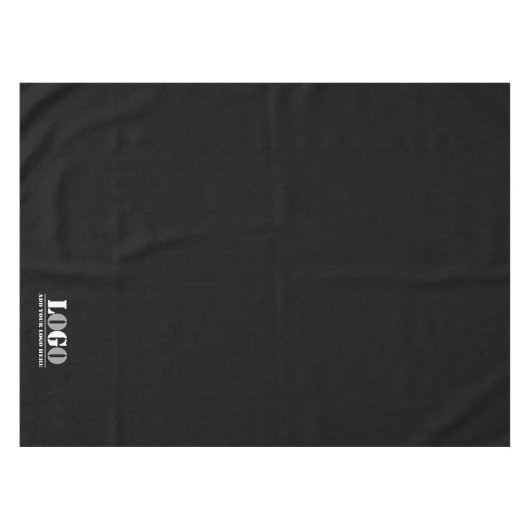 Unternehmen Black erstellen Sie Ihr eigenes Bild Tischdecke (Vorderseite (Horizontal))