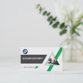 Unternehmen | Büro Visitenkarte (Stehend Vorderseite)