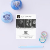 Unternehmen Business Your Logo Here Marketing Foto Flyer (Einzeln)