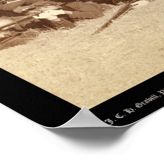 Unternehmen C 3rd US Infantry Aiming Guns SD 1890 Poster (Ecke)