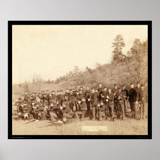 Unternehmen C 3rd US Infantry Aiming Guns SD 1890 Poster (Vorne)