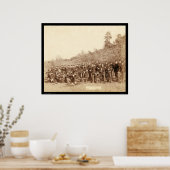 Unternehmen C 3rd US Infantry Aiming Guns SD 1890 Poster (Küche)