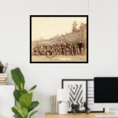 Unternehmen C 3rd US Infantry Aiming Guns SD 1890 Poster (Heimbüro)
