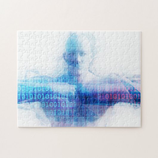 Unternehmen der aufstrebenden Technologieindustrie Puzzle (Horizontal)