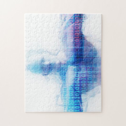 Unternehmen der aufstrebenden Technologieindustrie Puzzle (Vertikal)