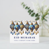 Unternehmen Eid Mubarak Holiday Postkarte (Stehend Vorderseite)